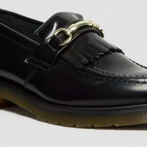 ADRIAN SNAFFLE SMOOTH LEATHER KILTIE DR MARTEN LOAFERS